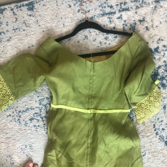 Bridgerton vintage green dress - Picture 6 of 7